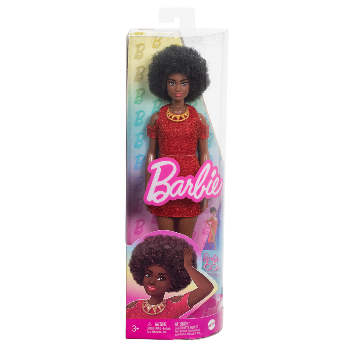 Barbie Fashionistas 65E Anniversaire Poupée221, Cheveux Noirs