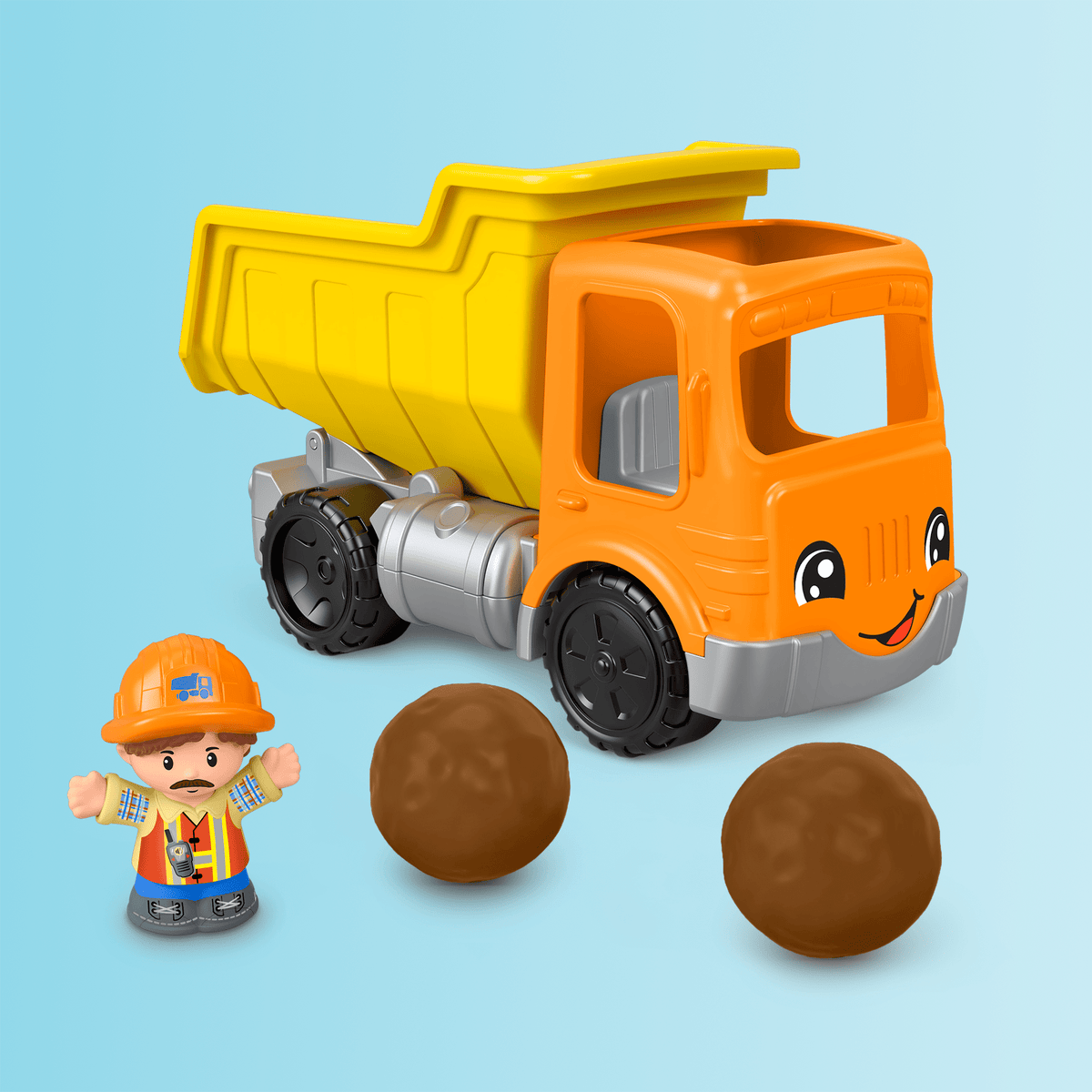 Fisher-Price Little People Camion à Benne Travail en Équipe