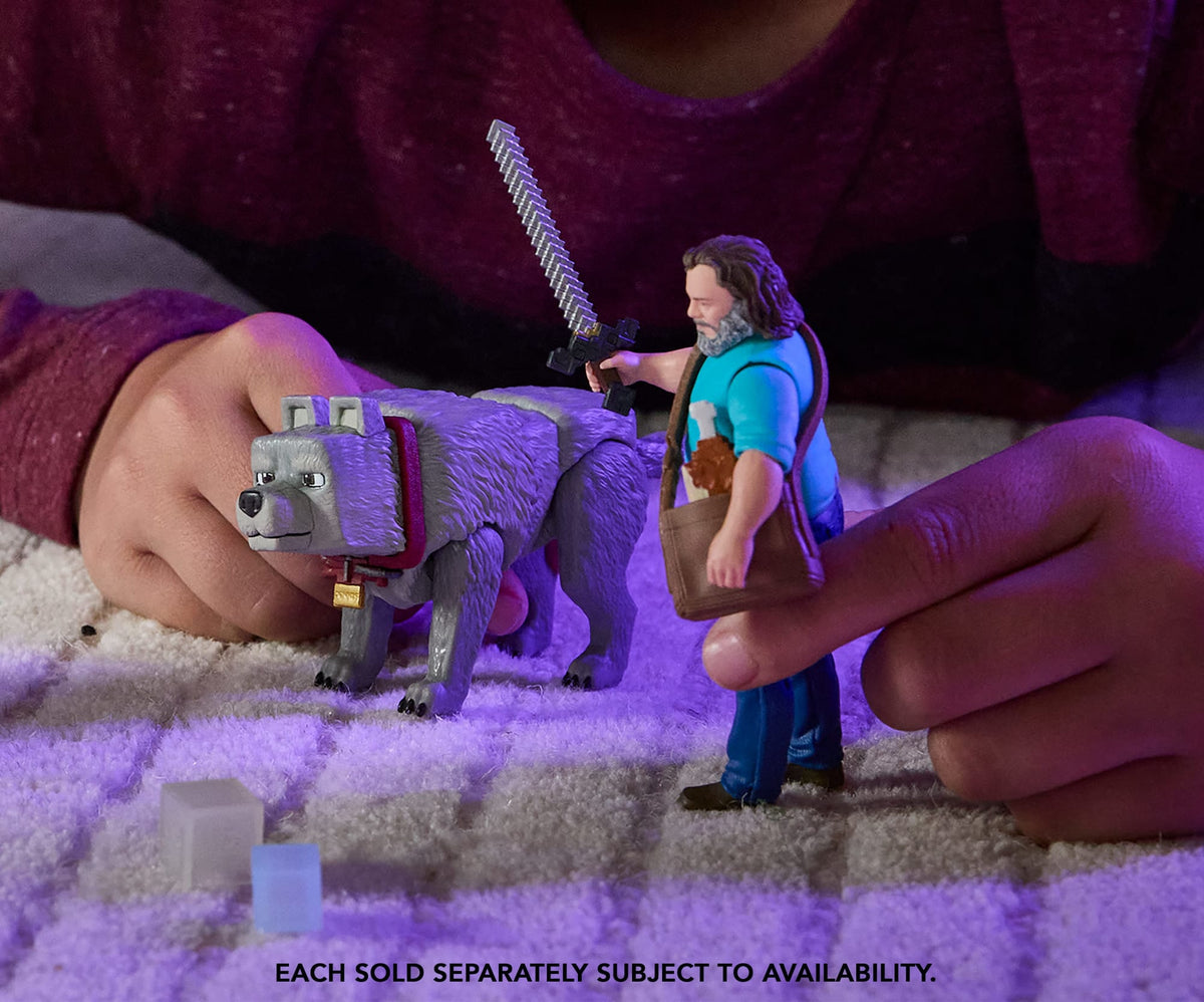 Minecraft o Filme Figura de Ação Steve de 4 polegadas