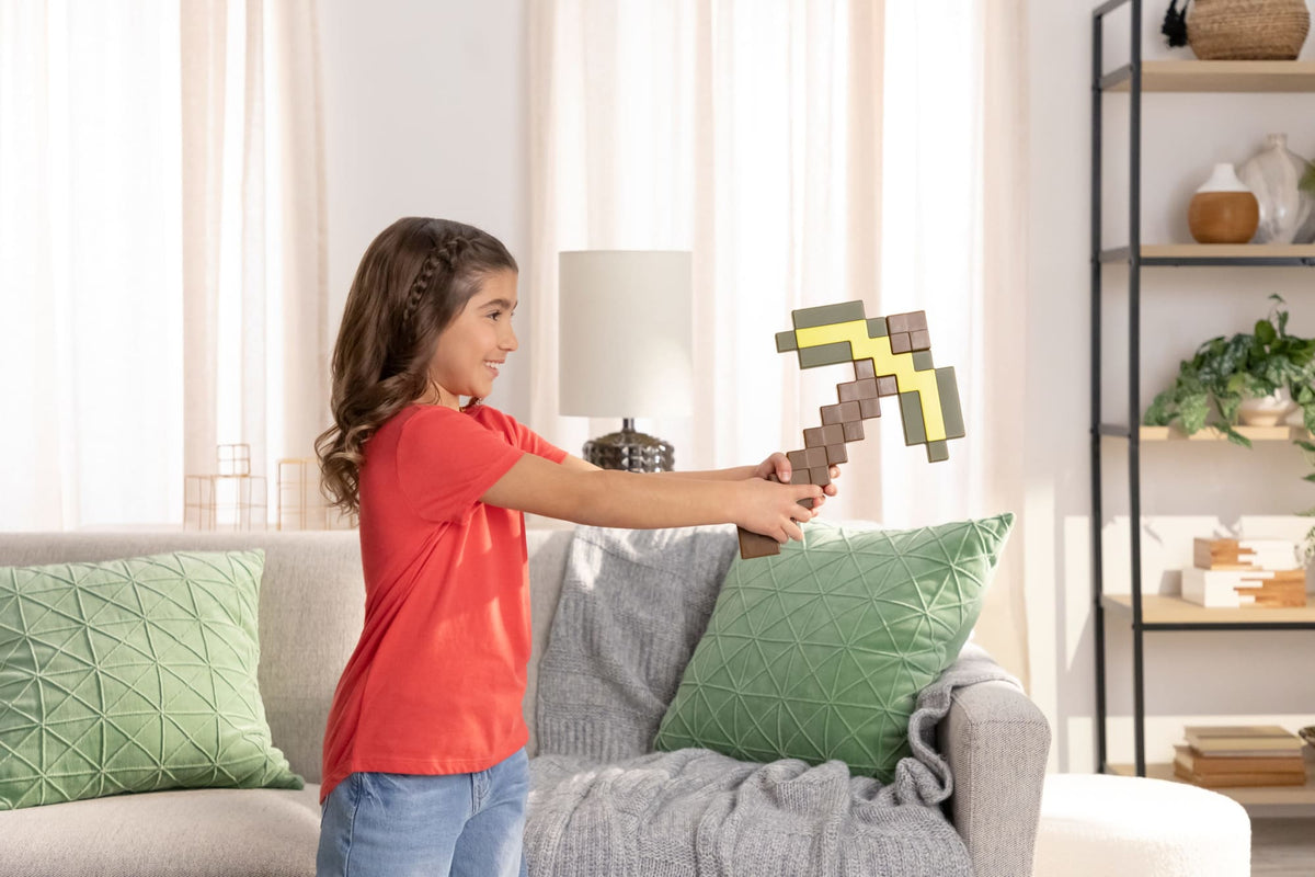 Minecraft Role-Play Toy Accessory Collection, Pixelated Design