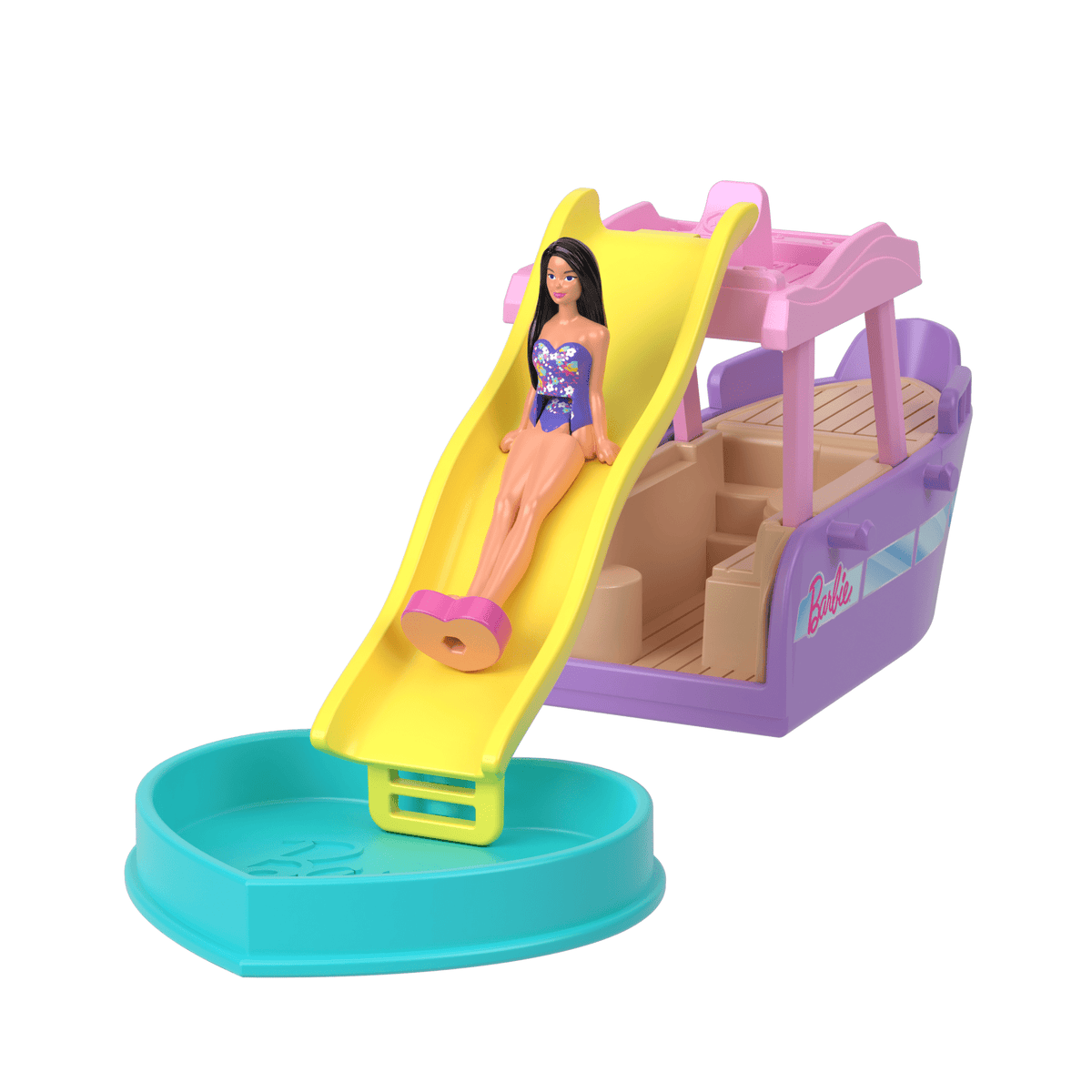 Barbie Mini BarbieLand Vehículo para Muñecas Yate de los Sueños