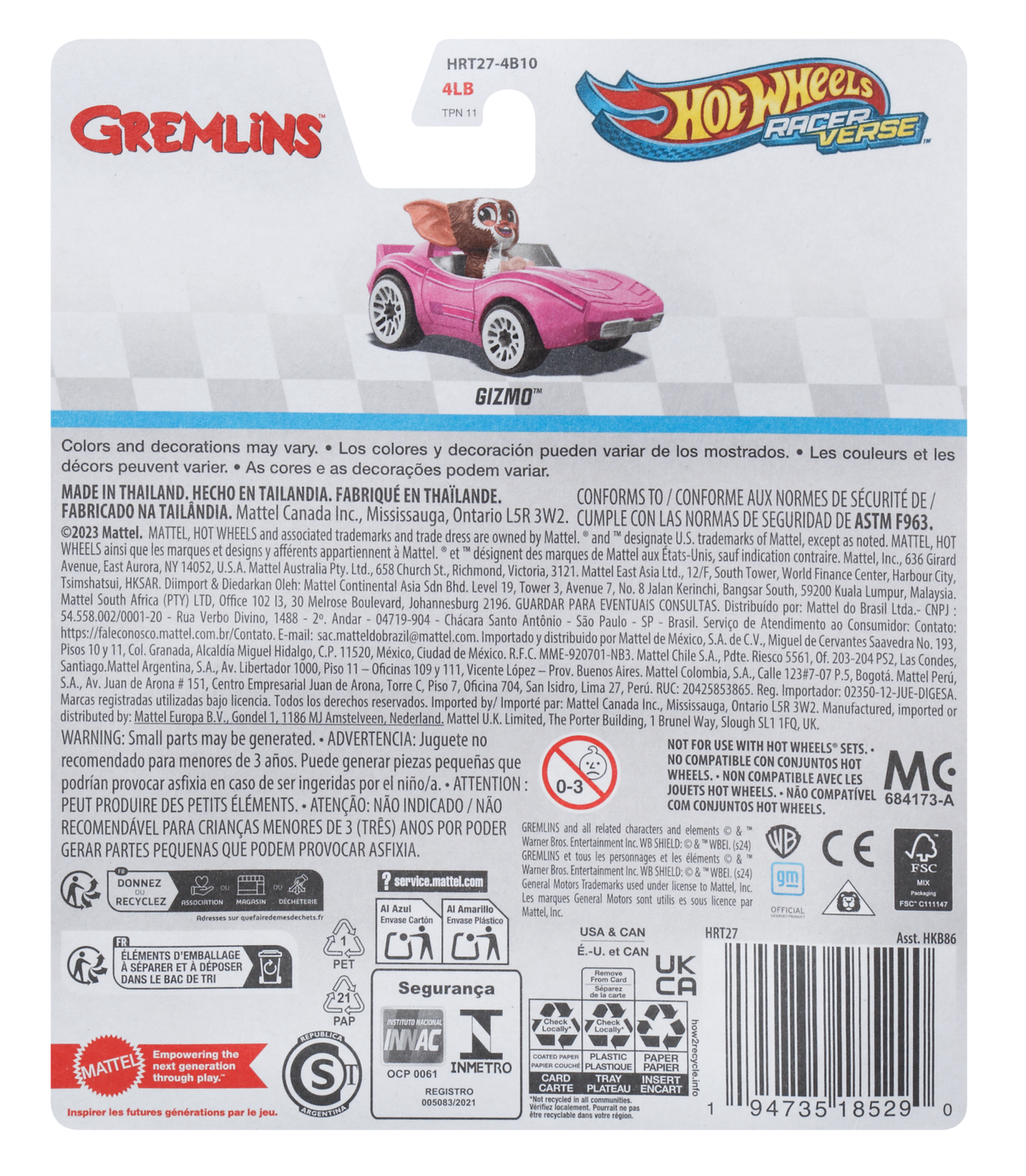Hot Wheels RacerVerse Veículo de Brinquedo Gizmo
