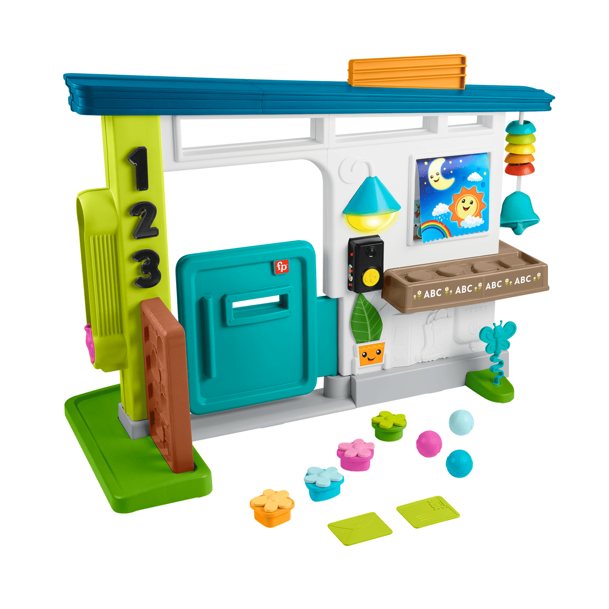 Fisher-Price Laugh & Learn Ultimate Playhouse Baby & Toddler Electronic Learning Toy, Multilanguage Version
