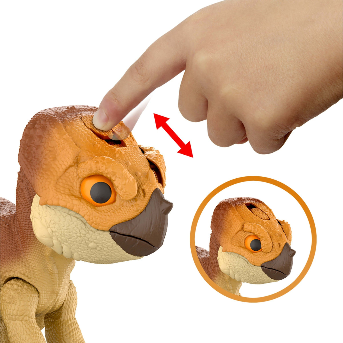 Jurassic World-Figurine Aquilops à Apprivoiser-Dinosaure Interactif