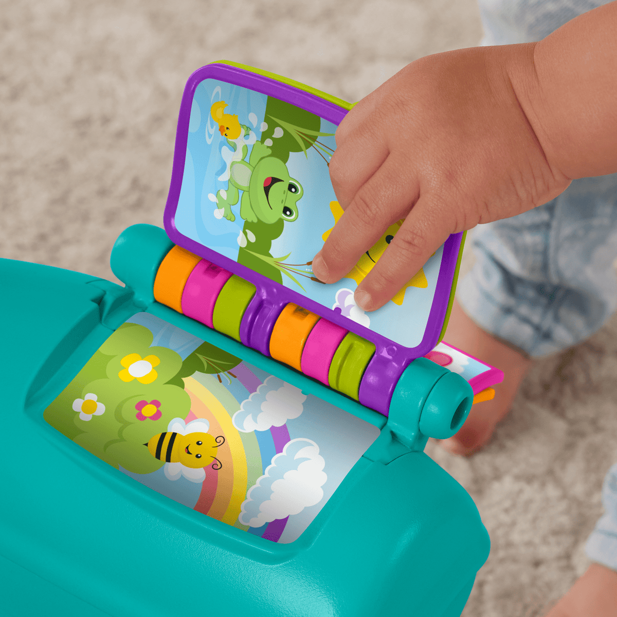 Fisher-Price Ríe y Aprende Juguete para Bebés Silla de Aprendizaje Musical