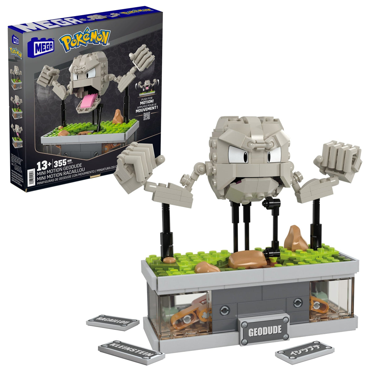 Mega-Pokémon Mini Motion Racaillou-Coffret de Construction