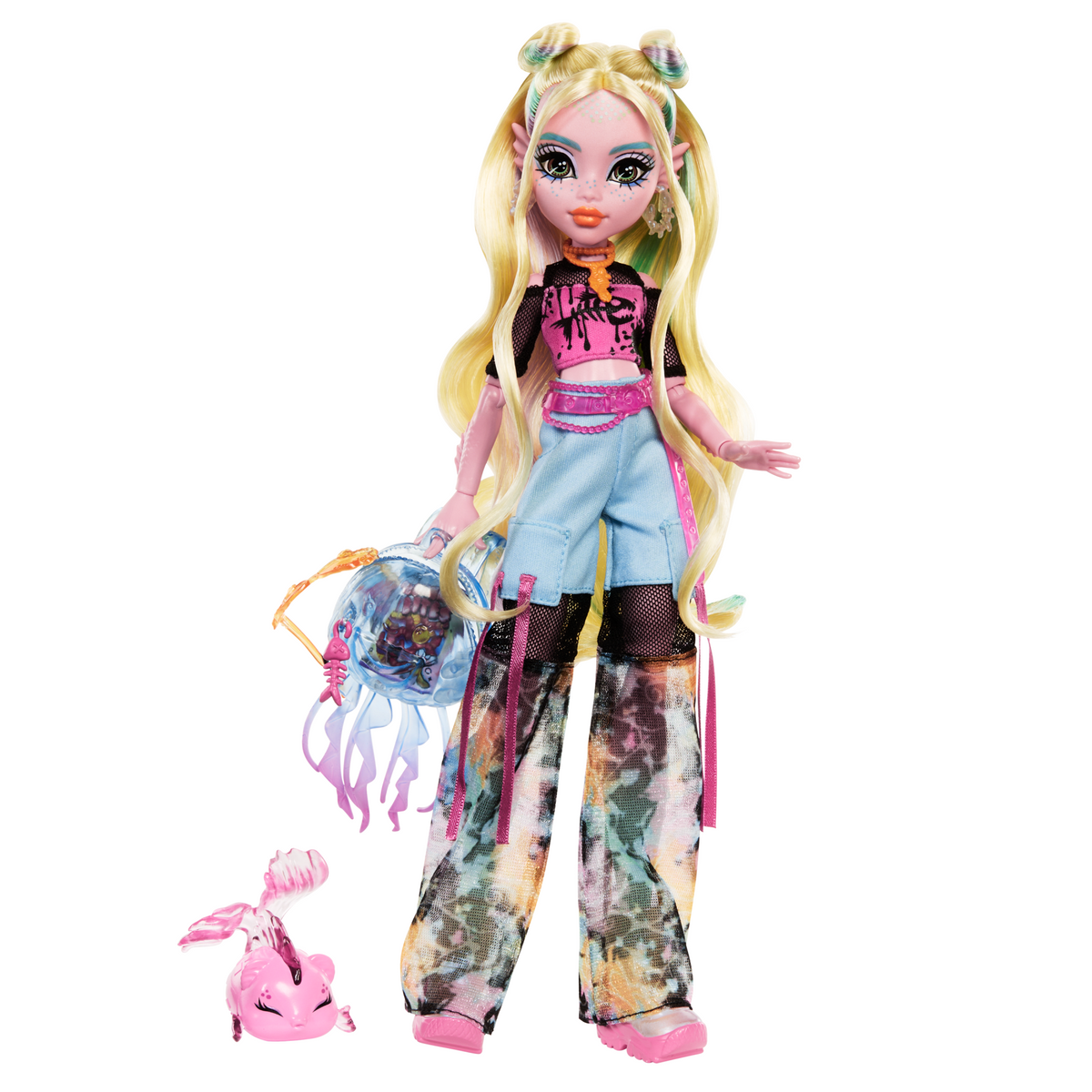 Monster High-Poupée Lagoona Blue-Poupée Avec Animal et Accessoires